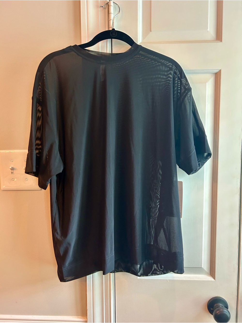 Athleta mesh oversized tee